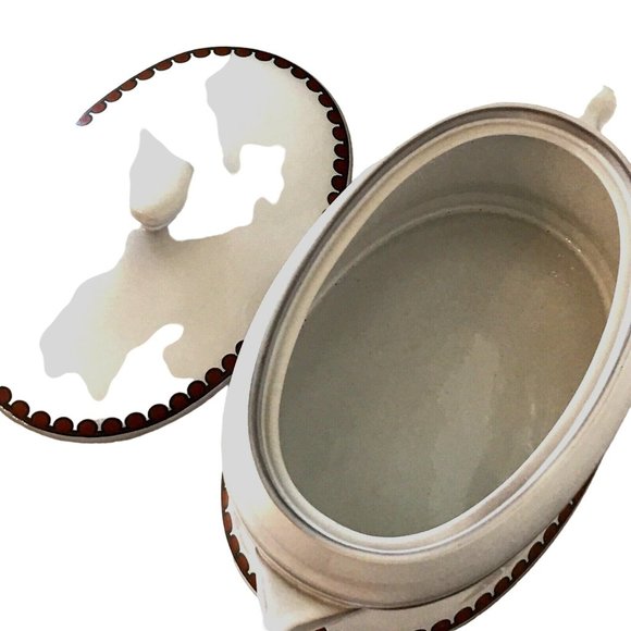 MCM Dutch Oven Soup Tureen Stock Pot 1957 Bavaria Germany Goebel 11" Casserole - Picture 8 of 8